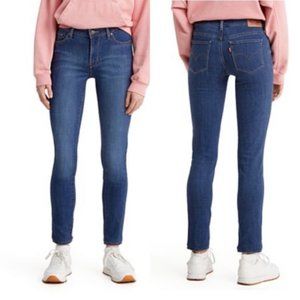 Levi 711 Medium Wash Skinny Jeans